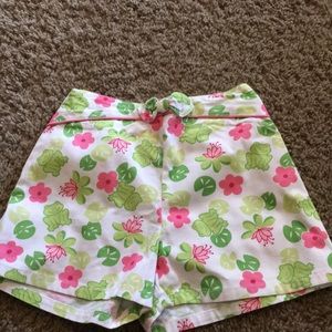 Vintage Gymboree Leapin Lilly Pad frog shorts Sz 5